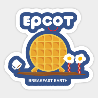 iHop EPCOT Breakfast Earth Sticker